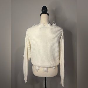 White sweater Size:S